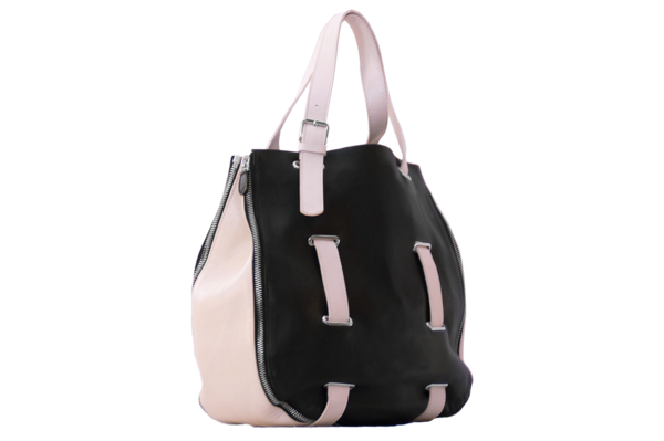 sac cuir creme vanille